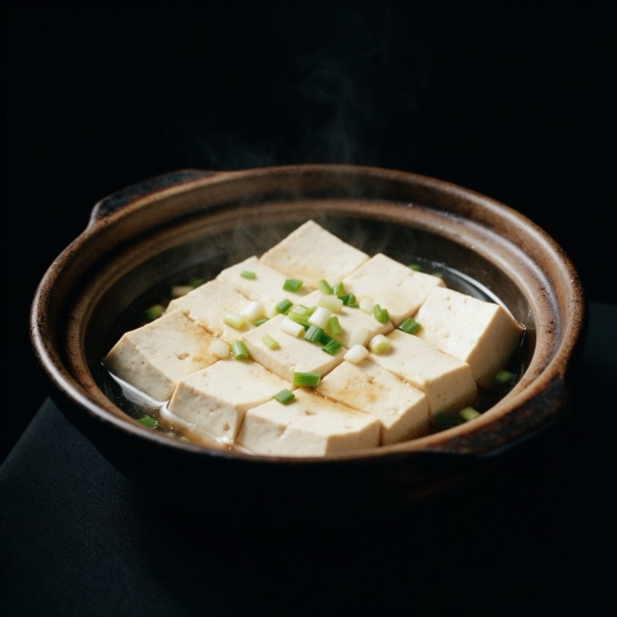葱烧农家豆腐