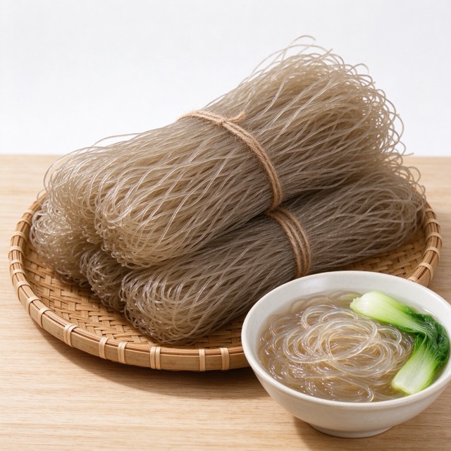 仙居番薯面:红薯粉丝、爽滑筋道
